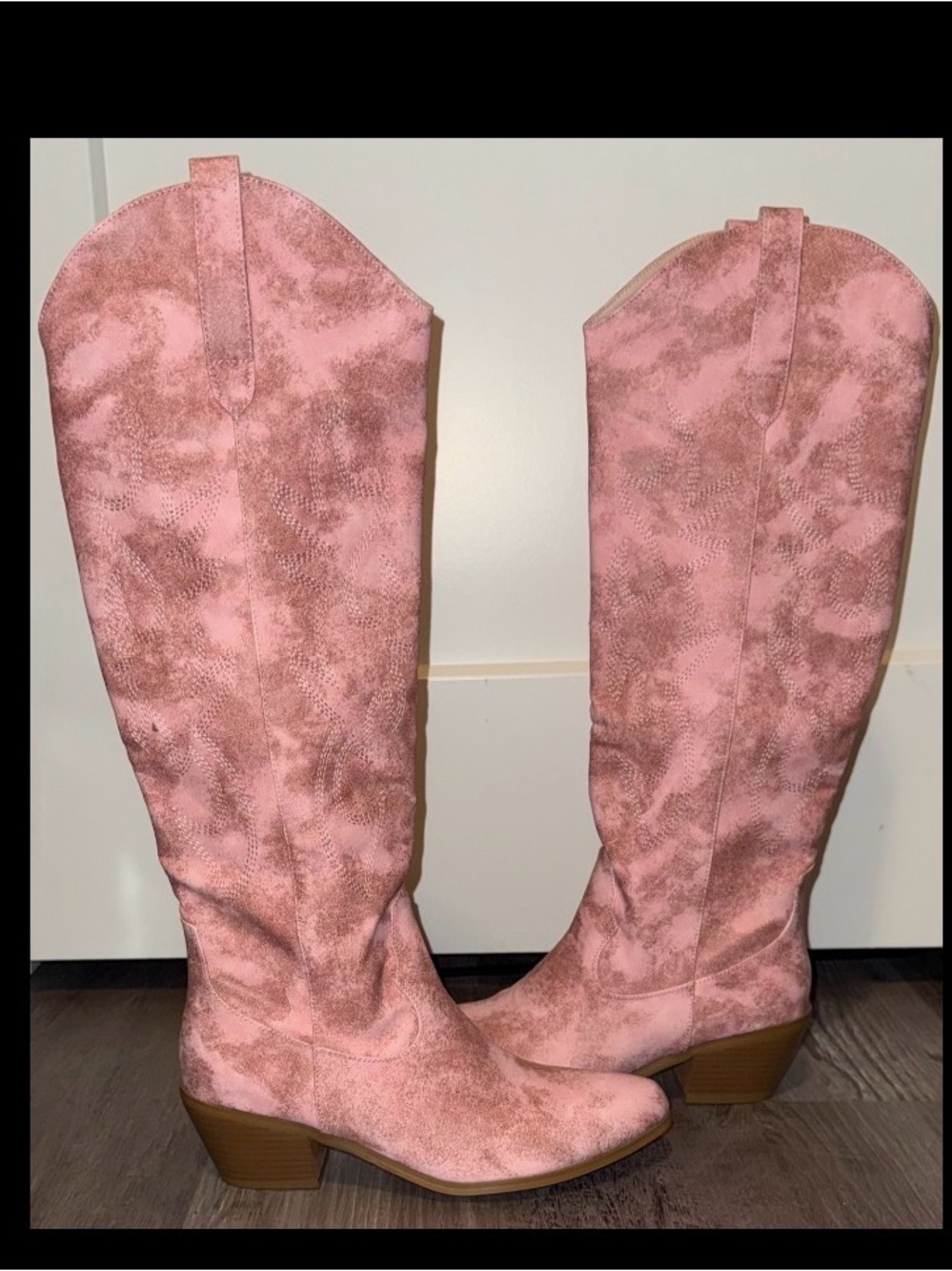 Women's Knee High Cowboy Boots Size 6.5